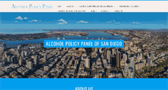 Desktop Screenshot of alcoholpolicypanel.org